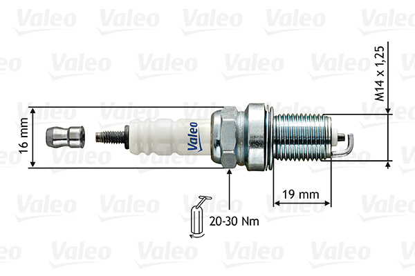 VALEO - 246851 - Svećica za paljenje (Uređaj za paljenje)