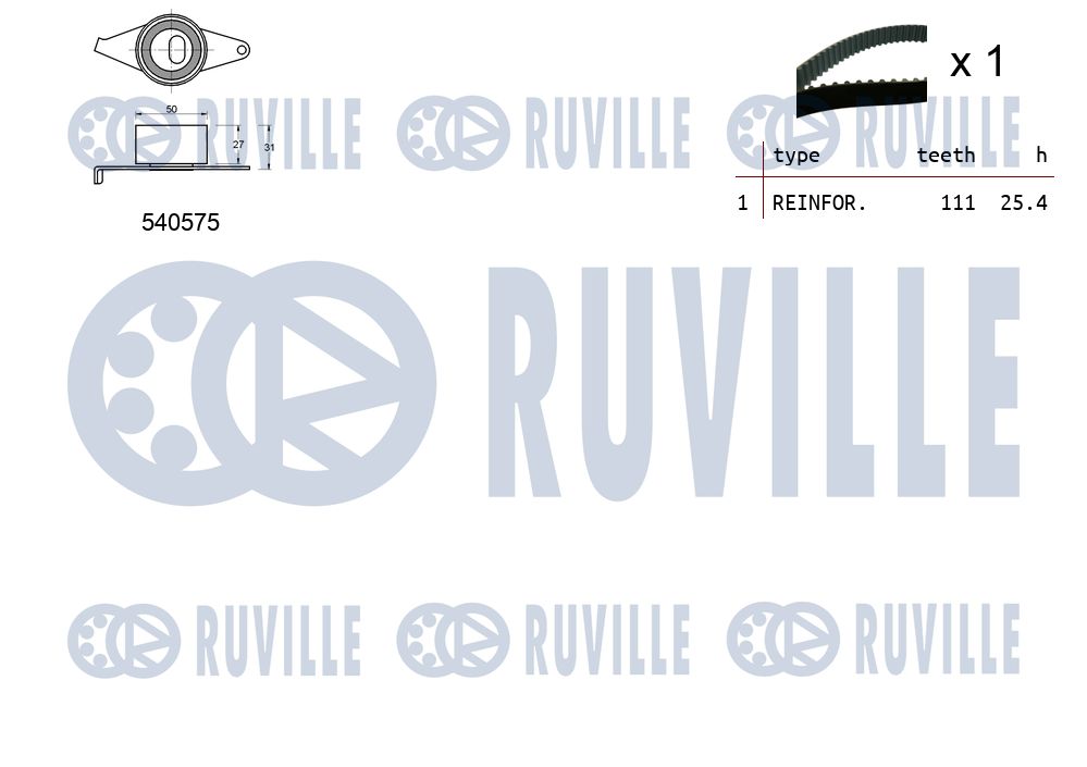 Picture of Timing Belt Kit - RUVILLE - 550399