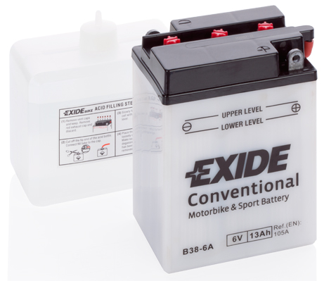 Picture of EXIDE - B38-6A - Starter Battery (Electric Universal Parts)