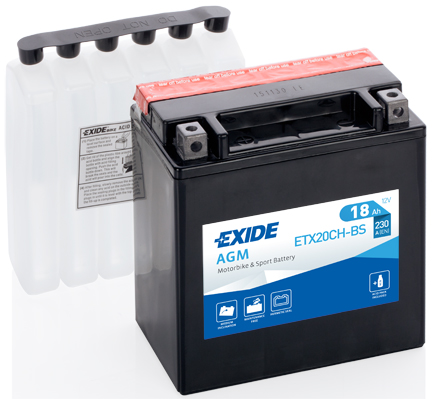 EXIDE - ETX20CH-BS - Starter Battery (Starter System). Irish Auto Parts ...