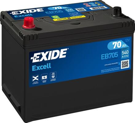 Picture of Starter Battery - EXIDE - EB705