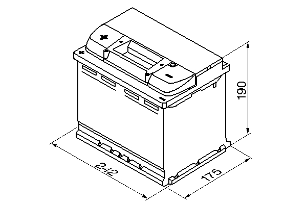 Picture of Starter Battery - BOSCH - 0 092 S40 060