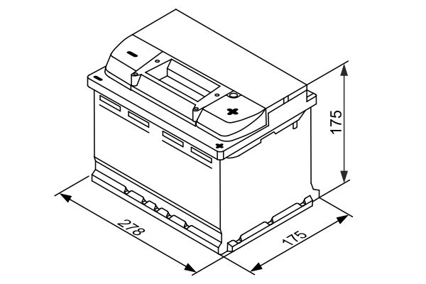 Picture of BOSCH - 0 092 S4E 070 - Starter Battery (Starter System)