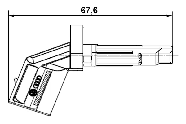 Picture of BOSCH - 0 265 007 928 - Sensor, wheel speed (Brake System)
