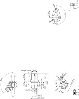Picture of BOSCH - 0 281 006 101 - Sensor, crankshaft pulse (Ignition System)