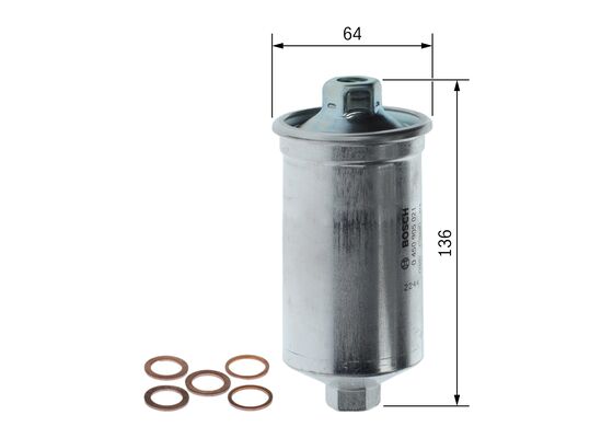 Picture of Fuel Filter - BOSCH - 0 450 905 021