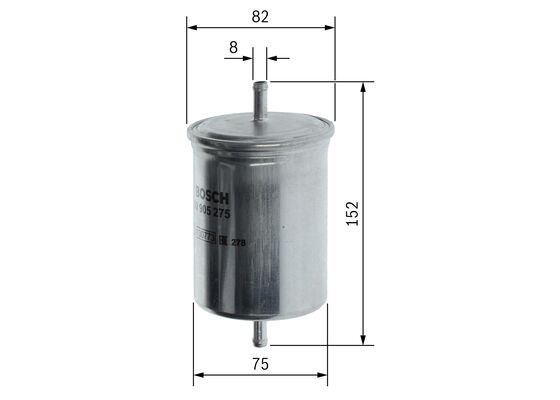 Picture of BOSCH - 0 450 905 275 - Fuel filter (Fuel Supply System)