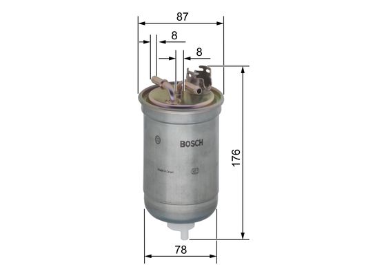 Picture of Fuel Filter - BOSCH - 0 450 906 267