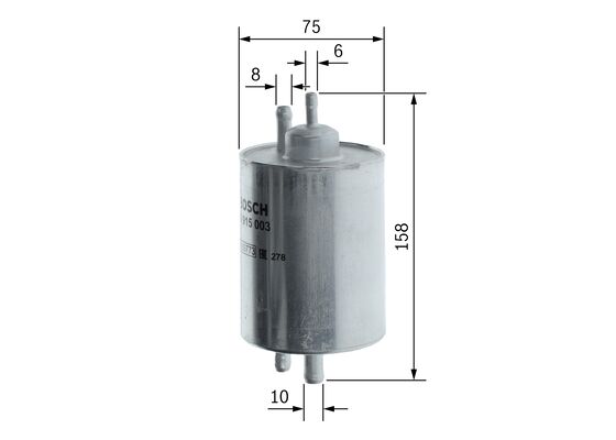 Picture of BOSCH - 0 450 915 003 - Fuel filter (Fuel Supply System)