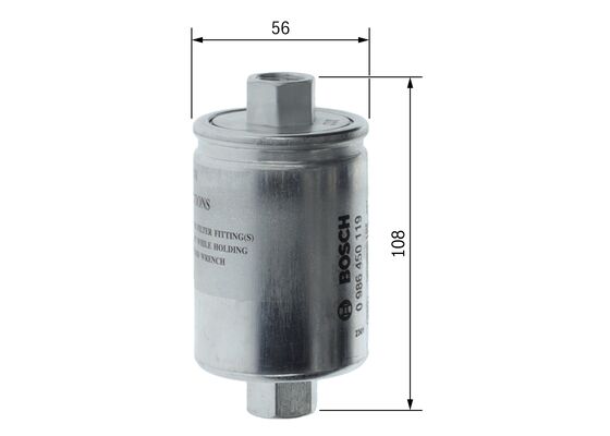 Picture of BOSCH - 0 986 450 119 - Fuel filter (Fuel Supply System)