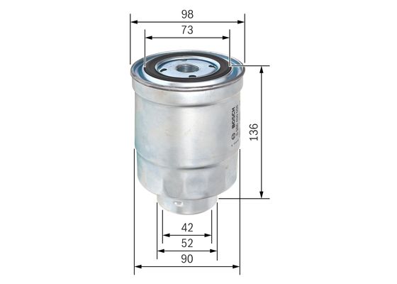 Picture of Fuel Filters - BOSCH - 0 986 450 508