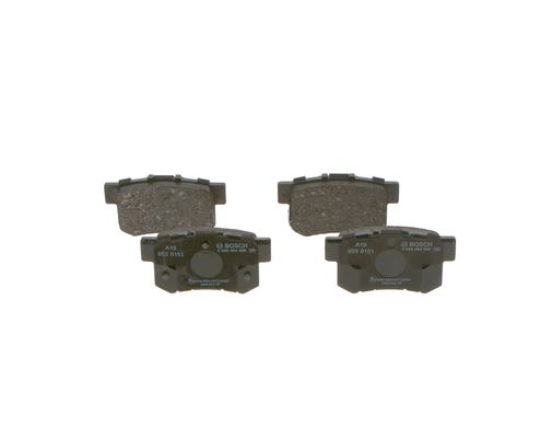 Image de Kit de plaquettes de frein, frein à disque - BOSCH - 0 986 494 358