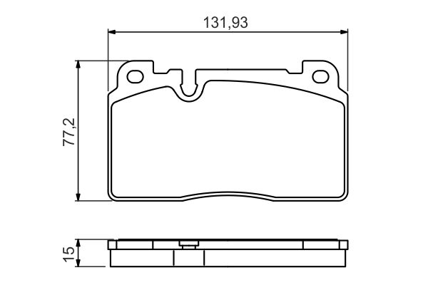 Image de Kit de plaquettes de frein, frein à disque - BOSCH - 0 986 494 702