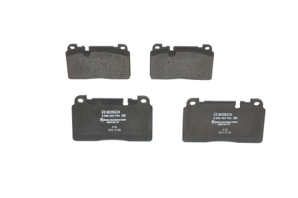 Image de Kit de plaquettes de frein, frein à disque - BOSCH - 0 986 494 702