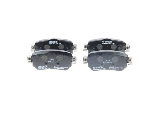 Picture of BOSCH - 0 986 494 816 - Brake Pad Set, disc brake (Braking System)