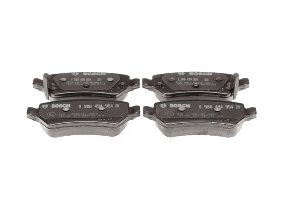 Picture of BOSCH - 0 986 494 954 - Brake Pad Set, disc brake (Braking System)