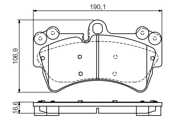 Image de Kit de plaquettes de frein, frein à disque - BOSCH - 0 986 495 435