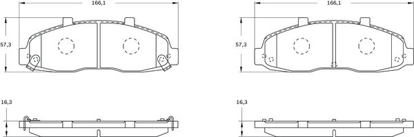 Image de Kit de plaquettes de frein, frein à disque - BOSCH - 0 986 BB0 936
