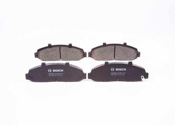 Image de Kit de plaquettes de frein, frein à disque - BOSCH - 0 986 BB0 936