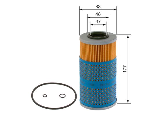 BOSCH - 0 986 TF0 248 - Filter za ulje (Podmazivanje)