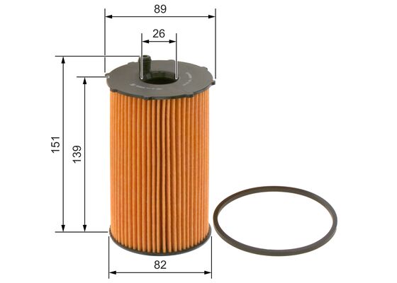 Picture of BOSCH - 1 457 429 307 - Oil Filter (Lubrication)