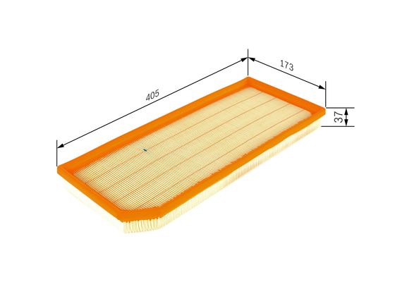 Picture of BOSCH - 1 457 433 102 - Air Filter (Air Supply)