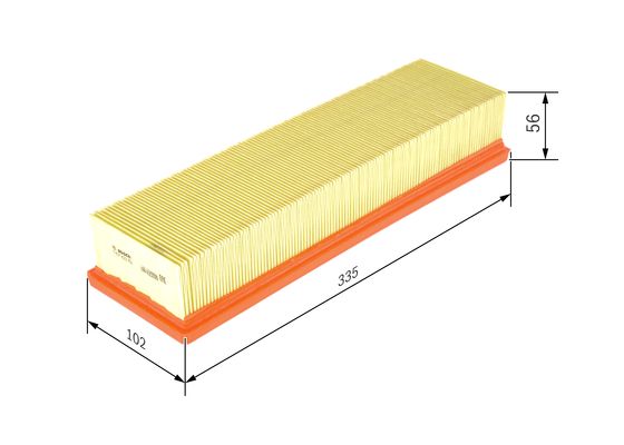 Picture of BOSCH - 1 457 433 159 - Air Filter (Air Supply)