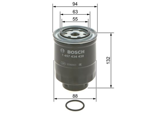 Picture of BOSCH - 1 457 434 438 - Fuel filter (Fuel Supply System)