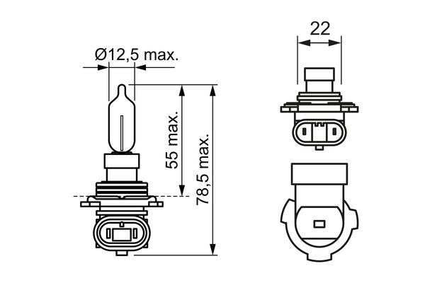 Picture of Bulb -  spotlight - BOSCH - 1 987 302 026