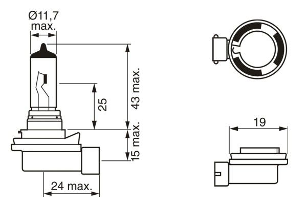 Picture of Bulb -  spotlight - BOSCH - 1 987 302 805