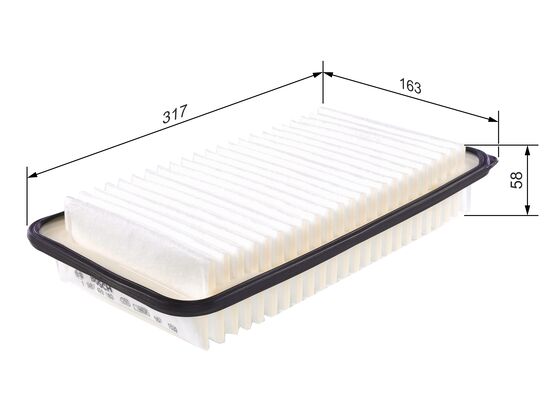 Picture of BOSCH - 1 987 429 183 - Air Filter (Air Supply)