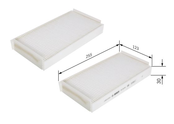 Picture of Filter -  interior air - BOSCH - 1 987 432 020