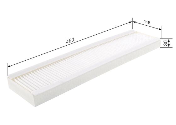 Picture of Filter -  interior air - BOSCH - 1 987 432 082