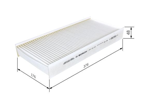 Picture of BOSCH - 1 987 432 206 - Filter, interior air (Heating/Ventilation)