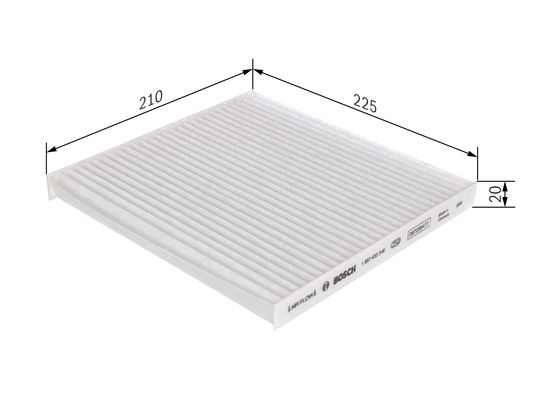 Picture of Filter -  interior air - BOSCH - 1 987 432 246