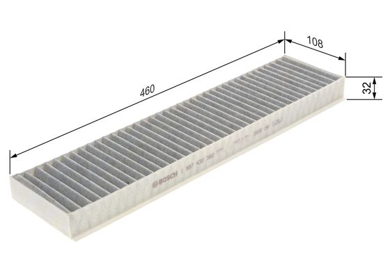 Picture of Filter -  interior air - BOSCH - 1 987 432 382