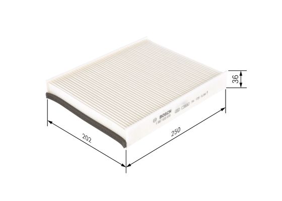 Picture of BOSCH - 1 987 435 018 - Filter, interior air (Heating/Ventilation)