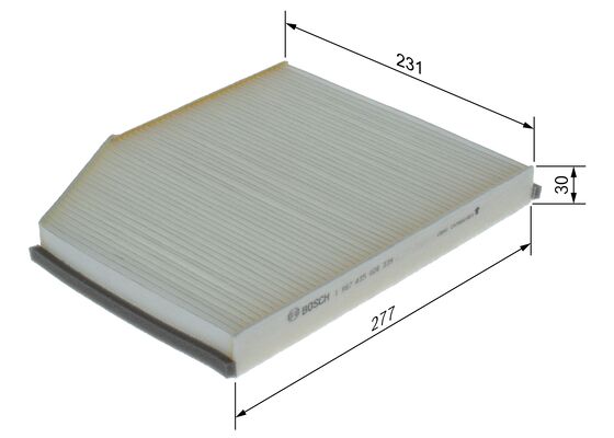 Picture of Filter -  interior air - BOSCH - 1 987 435 028