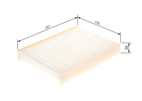 Picture of Filter -  interior air - BOSCH - 1 987 435 082