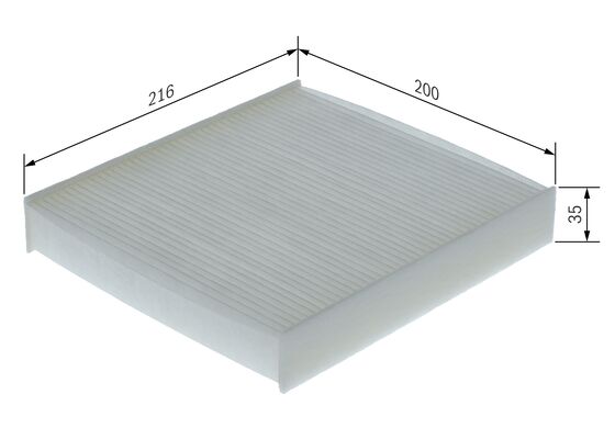 Picture of Pollen Filters - BOSCH - 1 987 435 156