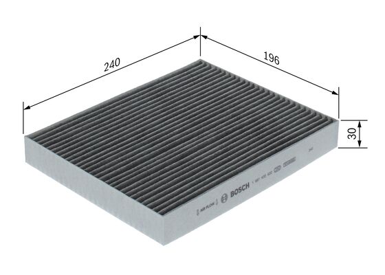 Picture of BOSCH - 1 987 435 620 - Filter, interior air (Heating/Ventilation)