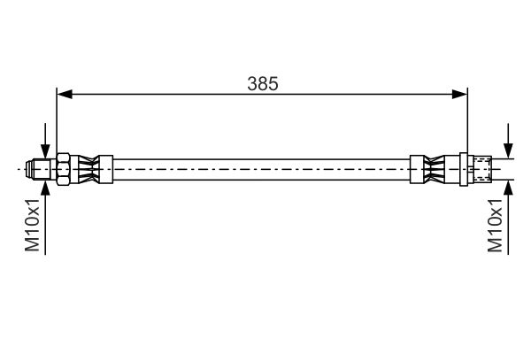 Picture of Brake Hose - BOSCH - 1 987 476 439