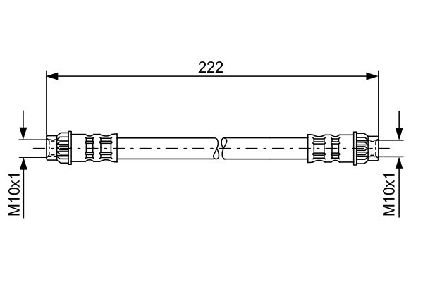 Picture of Brake Hose - BOSCH - 1 987 476 914