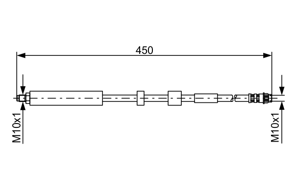 Picture of Brake Hose - BOSCH - 1 987 481 051