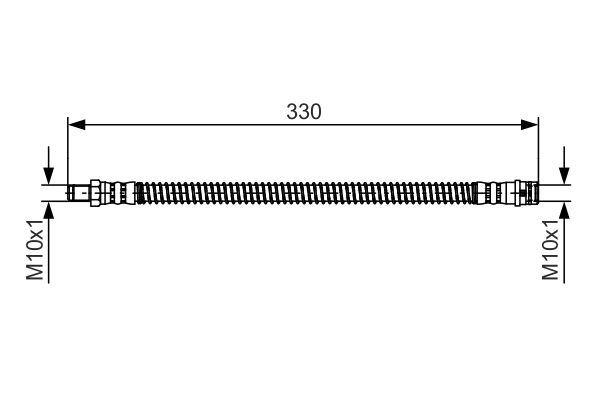 Picture of Brake Hose - BOSCH - 1 987 481 394