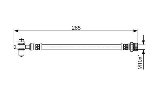 Picture of Brake Hose - BOSCH - 1 987 481 518
