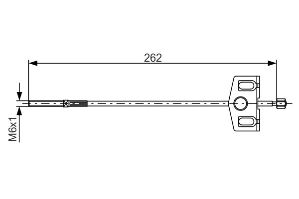Picture of Cable Pull -  parking brake - BOSCH - 1 987 482 337