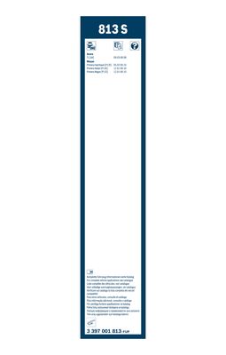 Picture of BOSCH - 3 397 001 813 - Wiper Blade (Window Cleaning)
