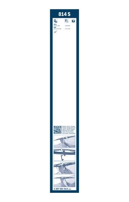 Picture of BOSCH - 3 397 001 814 - Wiper Blade (Window Cleaning)