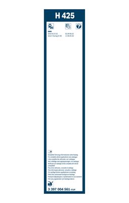 Picture of BOSCH - 3 397 004 561 - Wiper Blade (Window Cleaning)